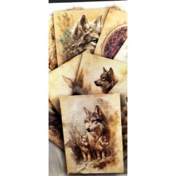 SPOT DEAL        TIM RUSSELL      20 x Wolf Postcards