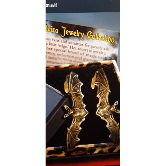 SPOT DEAL        ALYSON O'BRIEN      Elvira Bat Earrings