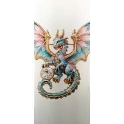 SPOT 091        TRACY S GREENGRASS     Enamel Dragon Pin x3