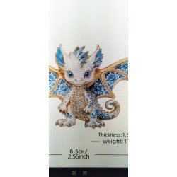SPOT 092        TRACY S GREENGRASS     Enamel Dragonling Pin x3