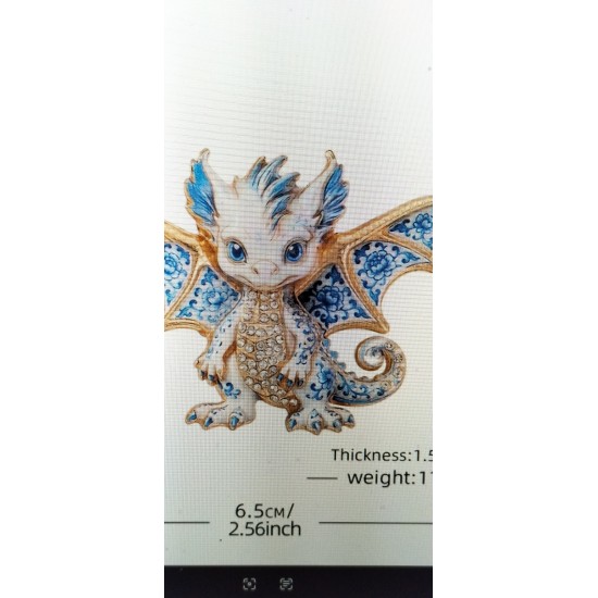 SPOT 092        TRACY S GREENGRASS     Enamel Dragonling Pin x3