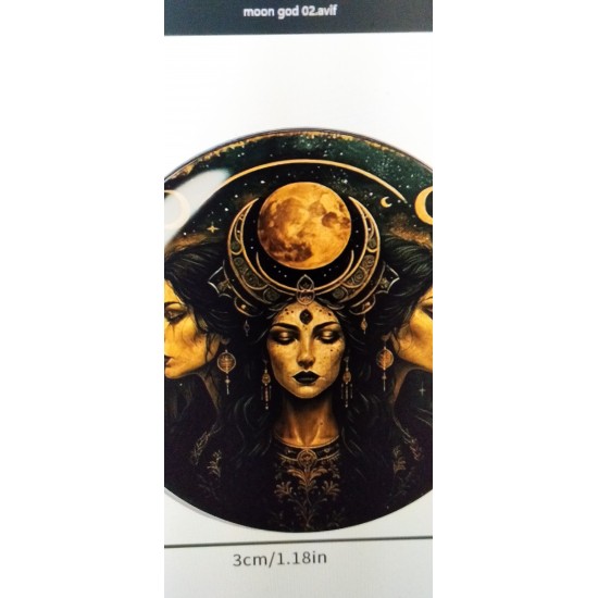 SPOT DEAL        LAURA EMILY      Moon Goddess Pin