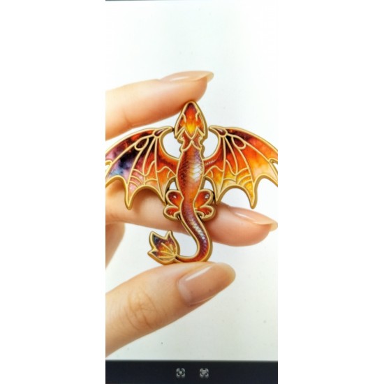 SPOT 008        DEMELZA BECKLY     Iridescent Pin x5