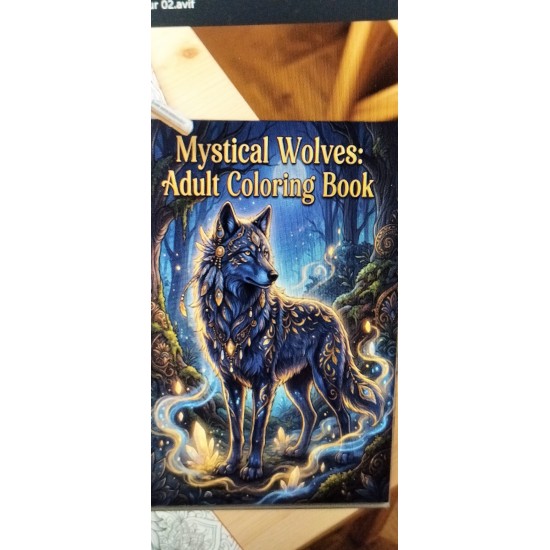 SPOT 024        ALYSON O'BRIEN     Wolves Colouring Book