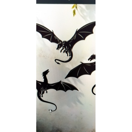 SPOT DEAL        ALYSON O'BRIEN      3 x Dragon Wall Plaques