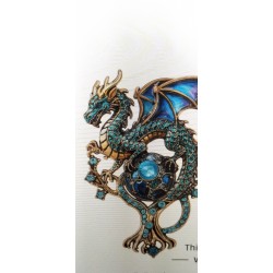 SPOT 055        JULIE HAZEL     Dragon Brooch