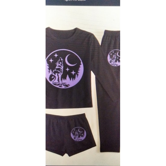 EO        ALYSON O'BRIEN     Wolf Pyjama Set S116