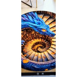 SPOT 123        CAROL INNESS     Spiral Stairs Rug