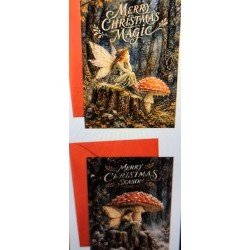 SPOT 129        MICHELLE FULLER     12x Fairy Xmas Cards