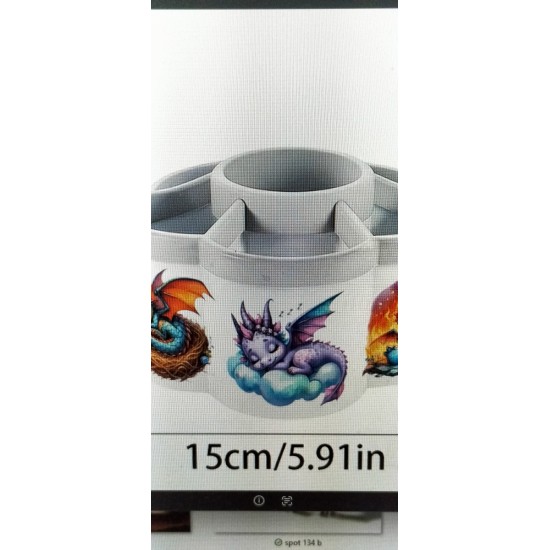 SPOT 133       JAN WESTLEY     Rotating Desk Tidy