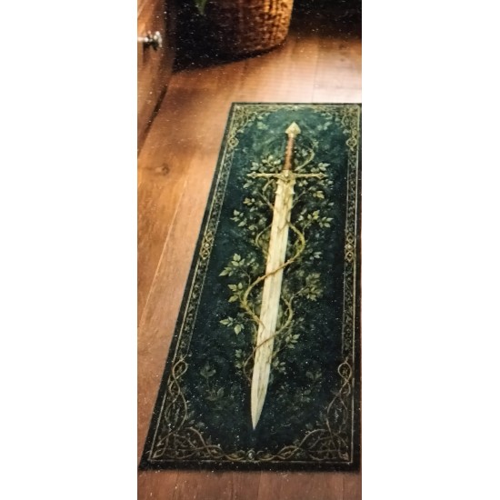SPOT 153       LEZLI HANLEY     Sword Rug