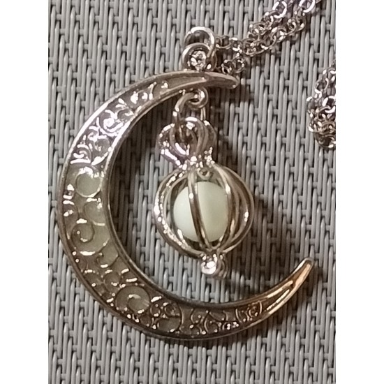 Pendant Moon and Lantern (Luminous)