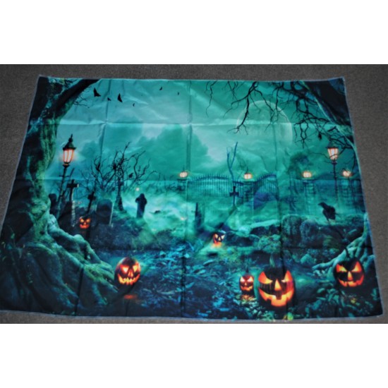      Wall Hanging featuring Halloween Graveyard