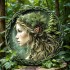    Round Metal Sign Woodland Elf       