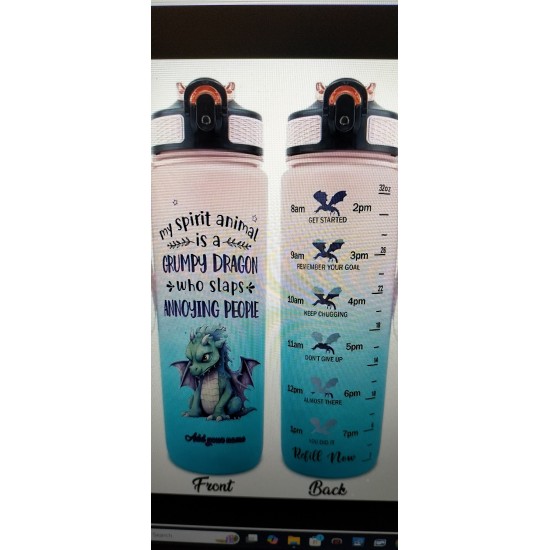 WATER BOTTLE       Grumpy Dragon