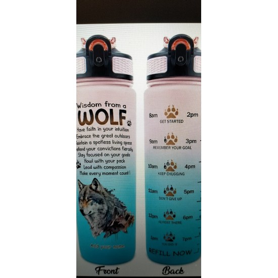 WATER BOTTLE       Way of the Wolf