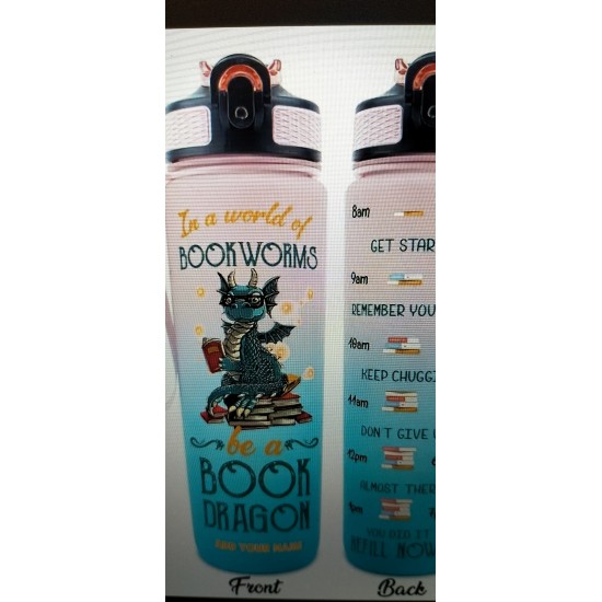 WATER BOTTLE       Book Dragon