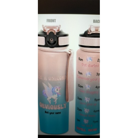 WATER BOTTLE       Obviously a Unicorn