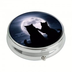 PL    Moon Cats Pill Box