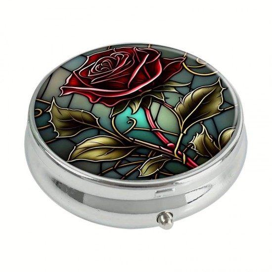 PL    Red Rose Pill Box