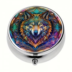 PL    Wolf Head Pill Box