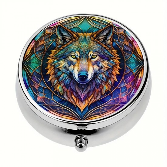 PL    Wolf Head Pill Box