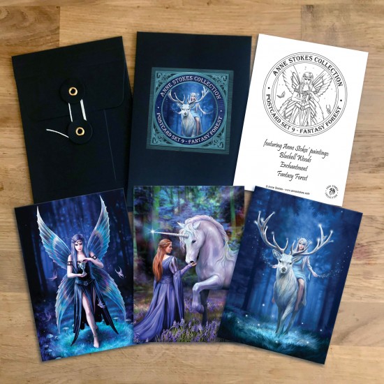 Postcards Set 9 Fantasy Forest 