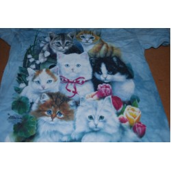  Bargain Childs T Shirt featuring Kittens Size Large