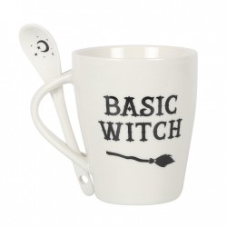 (W) Basic Witch Mug and Spoon Set
